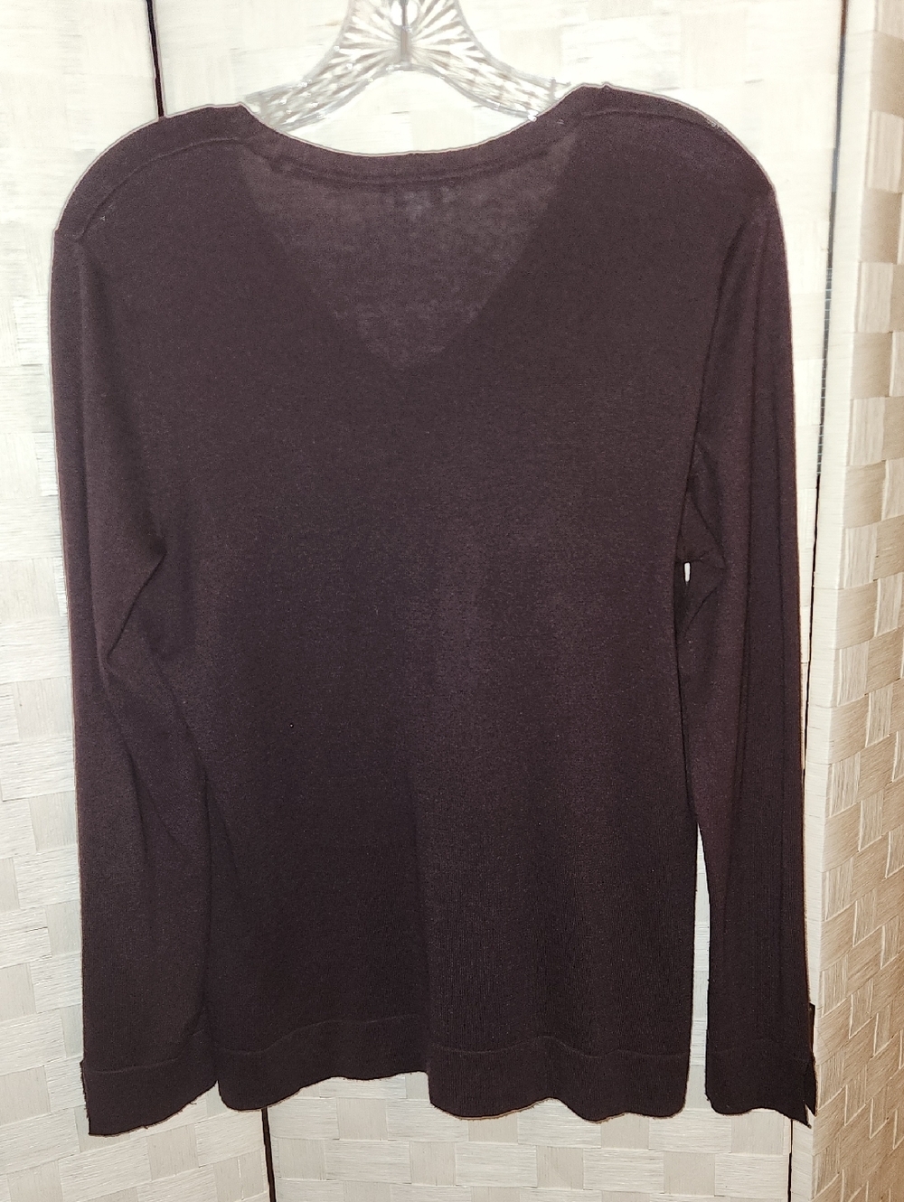J Jill Silk COTTON Longsleeve Top Sz S - Picture 3 of 5